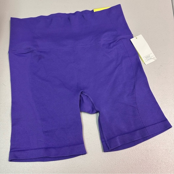 All In Motion | Purple High-Waisted Shorts - Picture 1 of 5